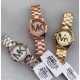  Shop Authentic Michael Kors Slim Runway Rose Gold Dial Rose Gold Steel Strap Watch for Women - MK3549 - Luxxuri
