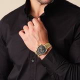  Shop Authentic Maserati Epoca Chronograph Black Dial Gold Steel Strap Watch For Men - R8873618023 - Luxxuri