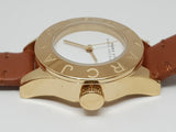  Shop Authentic Marc Jacobs Mini Blade White Dial Brown Leather Strap Watch for Women - MBM1219 - Luxxuri