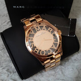  Shop Authentic Marc Jacobs Henry Rose Gold Dial Rose Gold Steel Strap Watch for Women - MBM3207 - Luxxuri