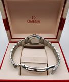  Shop Authentic Omega Constellation Manhattan Quartz Diamonds Blue Dial Silver Steel Strap Watch for Women - 131.10.25.60.53.001 - Luxxuri
