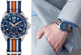  Shop Authentic Tag Heuer Formula 1 Chronograph 43mm Blue Dial NATO Strap Watch for Men - CAZ1014.FC8196 - Luxxuri