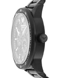  Shop Authentic Emporio Armani Meccanico Automatic Black Dial Black Steel Strap Watch For Men - AR60054 - Luxxuri