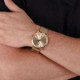  Shop Authentic Maserati Epoca Golden Dial Golden Mesh Bracelet Watch For Men - R8853118003 - Luxxuri