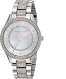  Shop Authentic Michael Kors Lauryn Quartz Mother of Pearl White Dial Two Tone Steel Strap Watch For Women - MK4366 - Luxxuri