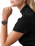  Shop Authentic Michael Kors Runway Quartz Black Dial Black Silicone Strap Watch For Women - MK6852 - Luxxuri