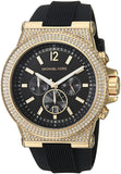  Shop Authentic Michael Kors Dylan Chronograph Black Dial Black Rubber Strap Watch For Women - MK8556 - Luxxuri