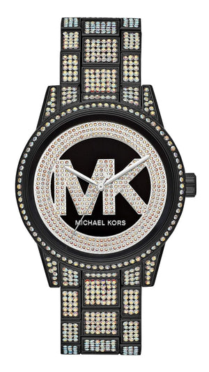  Shop Authentic Michael Kors Ritz Crystals Black Dial Two Tone Steel Strap Watch for Women - MK6733 - Luxxuri