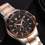  Shop Authentic Maserati SFIDA Black Dial Two Tone Steel Strap Watch For Men - R8873640014 - Luxxuri