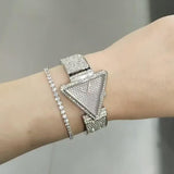  Shop Authentic Guess Fame Quartz Crystals Silver Dial Silver Steel Strap Watch For Women - GW0644L1 - Luxxuri