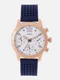  Shop Authentic Guess Marina Multifunction White Dial Blue Rubber Strap Watch for Women - W1025L4 - Luxxuri