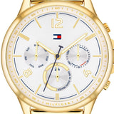  Shop Authentic Tommy Hilfiger Harper Chronograph White Dial Gold Steel Strap Watch For Women - 1782223 - Luxxuri