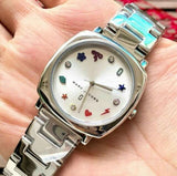  Shop Authentic Marc Jacobs Mandy Silver Dial Silver Steel Strap Watch for Women - MJ3548 - Luxxuri