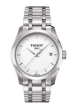  Shop Authentic Tissot T Trend Couturier White Dial Silver Steel Strap Watch For Women - T035.210.11.011.00 - Luxxuri