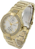  Shop Authentic Guess Mini Prism Diamonds White Dial Gold Steel Strap Watch for Women - W15072L1 - Luxxuri