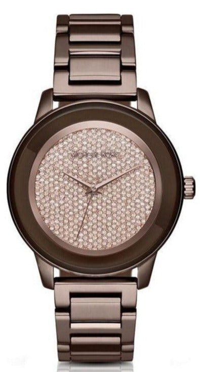  Shop Authentic Michael Kors Kinley Brown Dial Brown Steel Strap Watch for Women - MK6245 - Luxxuri
