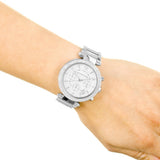  Shop Authentic Michael Kors Parker Silver Dial Silver Steel Strap Watch for Women - MK5353 - Luxxuri