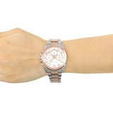  Shop Authentic Michael Kors Brecken Chronograph White Dial Two Tone Steel Strap Watch For Women - MK6368 - Luxxuri