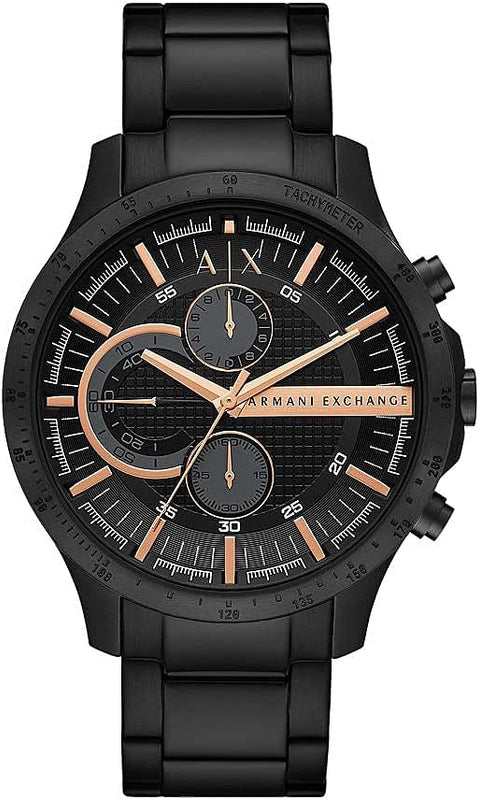  Shop Authentic Armani Exchange Chronograph Black Dial Black Steel Strap Watch For Men - AX2429 - Luxxuri