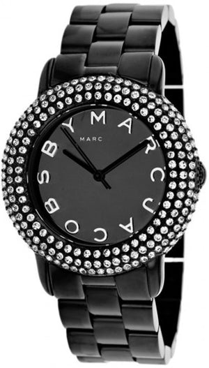  Shop Authentic Marc Jacobs Marci Black Dial Black Steel Dial Strap Watch for Women - MBM3193 - Luxxuri