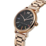  Shop Authentic Marc Jacobs Roxy Black Dial Rose Gold Steel Strap Watch for Women - MJ3569 - Luxxuri