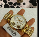  Shop Authentic Fossil Townsman Chronograph Skeleton Gold Dial Gold Steel Strap Watch for Men -  ME1137 - Luxxuri