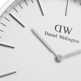  Shop Authentic Daniel Wellington Classic Reading White Dial Black Leather Strap Watch For Men - DW00100028 - Luxxuri