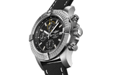  Shop Authentic Breitling Avenger Chronograph 45mm Black Dial Black Leather Strap Watch for Men - A13317101B1X1 - Luxxuri