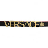  Shop Authentic Versace V-Flare Quartz Black Dial Black Leather Strap Watch for Women - VEBN00218 - Luxxuri