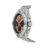  Shop Authentic Breitling Chronomat B01 42 Brown Dial Silver Steel Strap Watch for Men - AB0134101K1A1 - Luxxuri