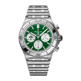  Shop Authentic Breitling Chronomat B01 42 Six Nations Ireland Green Dial Silver Steel Strap Watch for Men - AB0134A91L1A1 - Luxxuri