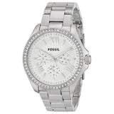  Shop Authentic Fossil Cecile Chronograph Silver Dial Silver Steel Strap Watch for Women - AM4481 - Luxxuri