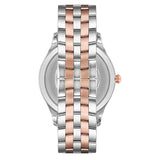  Shop Authentic Emporio Armani Lambda Analog Silver Dial Two Tone Steel Strap Watch For Men - AR11044 - Luxxuri