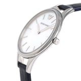  Shop Authentic Emporio Armani Aurora Quartz Mother Of Pearl White Dial Blue Leather Strap Watch For Women - AR11090 - Luxxuri
