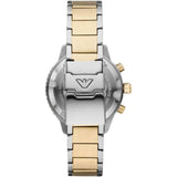  Shop Authentic Emporio Armani Diver Chronograph Green Dial Two Tone Steel Strap Watch For Men - AR11361 - Luxxuri