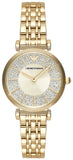  Shop Authentic Emporio Armani Gianni T Bar Analog Crystals Gold Dial Gold Steel Strap Watch For Women - AR11608 - Luxxuri