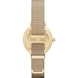 Shop Authentic Emporio Armani Retro Gold Dial Gold Mesh Bracelet Watch For Women - AR1957 - Luxxuri