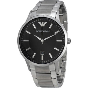  Shop Authentic Emporio Armani Sportivo Black Dial Silver Stainless Steel Watch For Men - AR2457 - Luxxuri
