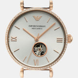  Shop Authentic Emporio Armani Gianni T-Bar Analog White Dial Two Tone Steel Strap Watch For Women - AR60019 - Luxxuri
