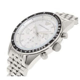  Shop Authentic Emporio Armani Sportivo Chronograph Silver Dial Silver Steel Strap Watch For Men - AR6073 - Luxxuri