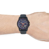  Shop Authentic Armani Exchange Outerbanks Chronograph Blue Dial Blue Silicone Strap Watch For Men - AX1335 - Luxxuri