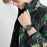  Shop Authentic Armani Exchange Outerbanks Chronograph Black Dial Black Silicone Strap Watch For Men - AX1348 - Luxxuri