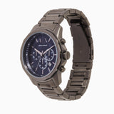  Shop Authentic Armani Exchange Banks Chronograph Blue Dial Grey Steel Strap Watch For Men - AX1731 - Luxxuri