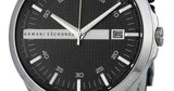  Shop Authentic Armani Exchange Hampton Chronograph Black Dial Black Leather Strap Watch For Men - AX2101 - Luxxuri