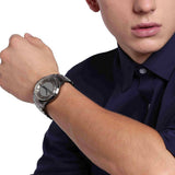  Shop Authentic Armani Exchange Hampton Chronograph Grey Dial Grey Steel Strap Watch For Men - AX2194 - Luxxuri