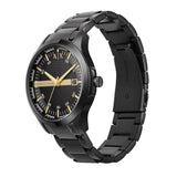  Shop Authentic Armani Exchange Hampton Chronograph Black Dial Black Steel Strap Watch For Men - AX2413 - Luxxuri