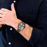  Shop Authentic Armani Exchange Cayde Analog Grey Dial Grey Steel Strap Watch For Men  - AX2722 - Luxxuri