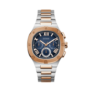  Shop Authentic Guess Headliner Multifunction Blue Dial Two Tone Steel Strap Watch For Men - GW0572G4 - Luxxuri