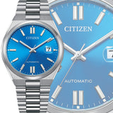  Shop Authentic Citizen x Pantone Automatic Blue Dial Silver Steel Strap Watch For Men - NJ0158-89L - Luxxuri