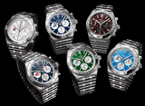  Shop Authentic Breitling Chronomat B01 42 Six Nations Italy Blue Dial Silver Steel Strap Watch for Men - AB0134A41C1A1 - Luxxuri